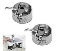 Zerquell 2 capsule universali CB per bobina, ricambio per macchine da cucire, tappi per bobine per Singer, Brother, Aldi, AEG, Privileg, Necchi, Babylock e molte altre macchine da cucire