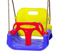 ZERRO Altalena da Giardino per Bambini per Esterno Interno Regolabile 50KG,Rosso