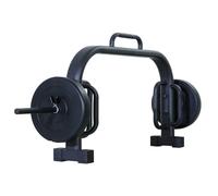 ZERRO Hex Bar Aperta, 25mm Trap Bar 220kg Capacità Shrug Bar Deadlift Bar per l'esercizio Fisico della casa, 2 Dischi per manubri 2 spring locks