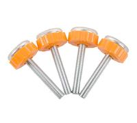 Zerthaus Accessorio per cancelli a battente passanti filettati a vite per cancelli a battuta a pressione 4pcs - M10 x 10MM