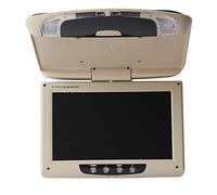 ZERTRAN 9 Pollice Monitor montato sul tetto dell'auto Schermo da soffitto automatico Video HD Veicolo ribaltabile Lettore multimediale sopraelevato Beige