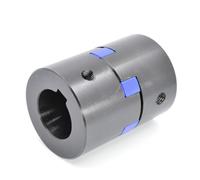 ZERVA Giunto di Transizione Adattatore for Albero Motore in Acciaio Fuso L100 D64 L87, Morsetto accoppiatore Prugna for Motore a Coppia Elevata (Size : 28-28mm)
