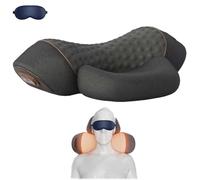 Zervirelief Home Pro Massager,3 in 1 Back Massager with Heat and Vibration Massage,Ergonomic 26° Angle Cervical Traction Device for Relieve Neck and Shoulder Pain (Black)