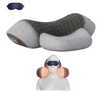 Zervirelief Home Pro Massager,3 in 1 Back Massager with Heat and Vibration Massage,Ergonomic 26° Angle Cervical Traction Device for Relieve Neck and Shoulder Pain (Grey)