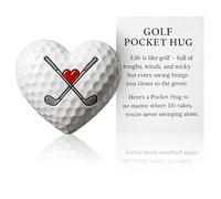 ZesGlyxyr Heart Golf Pocke Hug, Palla da Golf con Messaggio Motivazionale, Palla a Forma di Cuore per Decorazione, Divertente Supporto Emotivo Positivo Palla da Golf Regali per Amico