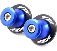 ZESIDIMO 2 pezzi M6 Nottolini per Yamaha YZF R1 R1M R3 R6 R7 R25 R125 YZFR6 YZFR1 Accessori Moto Cavalletto Alzamoto Posteriore Forcellone (Blu)