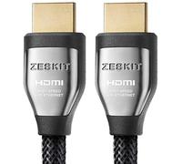 Zeskit Cinema Plus ad alta velocità con cavo Ethernet 22.28 Gbps HDMI 2.0b, 4K 60Hz HDR ARC 4:4:4 HDCP 2.2 (3ft intrecciato)