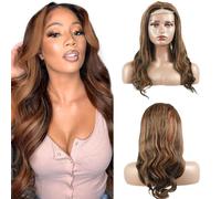 Zeslaerr Cuneo per capelli umani, 5 x 5 cm senza pelucchi, da indossare e da indossare in pizzo frontale in pizzo ondulato, senza processo, vergine brasiliana, pre-confezionata, capelli P1B30