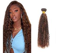 Zeslaerr P4/30 Highlight Brown Color Capelli naturali Bundles Human Hair Extensions Grade Unprocessed Capelli umani vergini Kinky Curly Bundles For Women 28 Inch