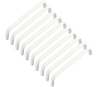ZESLIV 10 pezzi maniglie per mobili, maniglie per armadi da cucina in alluminio, distanza tra i fori 160 mm, maniglie a barra bianche maniglie per cassetti con viti per cameretta dei bambini armadio