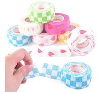 ZESLIV 10 Rotoli Bendaggio Coesivo 2,5cmx4,5m Benda elastica di primo soccorso Benda Elastica Coesiva Bendaggio Adesivo Elastico Adesivo Benda Autoadesivo della bicicletta