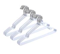 ZESLIV grucce appendiabiti, Set di 30, Grucce in Metallo solido, grucce antiscivolo, Grucce Appendiabiti Salvaspazio, 40cm, bianco
