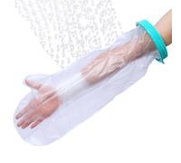 ZESLIV Protezione per intonaco a maniche lunghe, bendaggio in gesso per adulti, impermeabile per doccia e bagno dopo operazioni, sacchetto di gesso riutilizzabile per bendaggi
