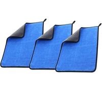 ZESLIV Set di 3 panni in microfibra per auto, assorbenti e morbidi, 40 x 40 cm, 800 GSM, panno in microfibra per auto, panno per la pulizia dell'auto, panno in microfibra per la pulizia dell'auto,