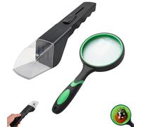 ZesNxj 1 raccoglitore portatile per insetti vivi + 1 lente di ingrandimento per bambini, pratica cattura ragni e cattura a prua per esplorazione della natura, ideale per bambini, genitori e insegnanti