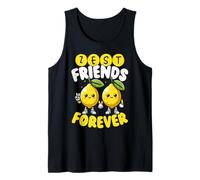 Zest Friends Forever Cute Lemon Pun I Migliori Amici Canotta