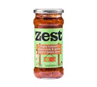 Zest Tomato, Mushroom & Green Pepper Pasta Sauce 340g