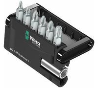 WERA 05056296001 - Set di 7 punte a croce Bit-Check 7 (Pozidriv)