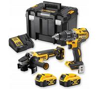 ZESTAW COMBO 18V DCD791 + DCG405 25.0AH TSTAK - DW DCK2020P2