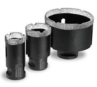 SET DI ANGOLI DIAMANTATI SALDATI SOTTOVUOTO 28, 35, 68 MM 3 PEZZI - DED1592SZ05