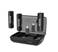 Zestaw mikrofonów bezprzewodowych z etui 1000mAh 2.4GHZ USB-C