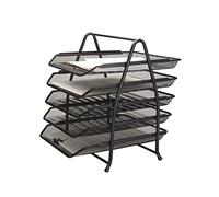 Zestaw na biurko Q-Connect 5 szuflad metalowy czarny