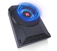 ZESTEFY Subwoofer attivo da 25,4 cm, ultra sottile, 800 W, 2,5 Ohm, con controller per sistema audio del veicolo, con controllo del volume wireless, controllo potente e prestazioni stabili