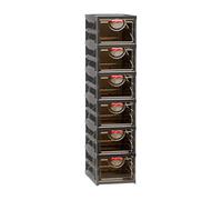 Zestivra Armadietto Per Scarpe Ingresso,Scarpiera Stretta in Piedi Pieghevole a Cassetti | Capiente Scaffale Organizzazione Casa per Bagno Camera Bambini