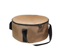 Zestivra Camping Cookware Storage Bag - Portable Pot Pouch, Outdoor Gear Organizer | Zippered Travel Bucket, Multifunction Round Case for Cooking Set, Hiking Tools, Camp Kitchen, Utensil Storage