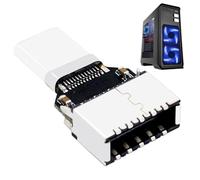 Zestivra Convertitore Connettore Porta Interna - Pobite Scheda Madre Interfaccia, Collegamento Di Velocità Dati Veloce 20G, Adattatore Di Filo Di Ricettazione Adattatore Di Filo Di Intestazione