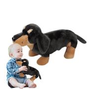 Zestivra Dog Plush - Plush Dog, Animal in a Dog dog | Salsiccia da cartoni animati da 9,84 pollici | Cuscino per animali, cuscino morbido morbido, decorazione della camera da letto