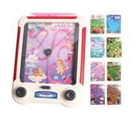 Zestivra Gioco di Puzzle Labirinto, Gioco di Labirinto Portatile - Giochi di Puzzle Ball Labirinto con Suono e Luce | Giocattolo di Viaggio Divertente, attività di apprendimento educativo prescolare