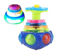 Zestivra Koma Toys -LED Shining Music Spinner for Bround, Illuminato per i Souvenir LED Light Up Ricordi Festa Giocattolo Giroscopio, Luce Della Luce A LED