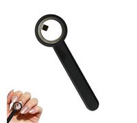 Zestivra Magnete per unghie, con manico, portatile, per esercitarsi e manicure, forte magnete per unghie, per francese, a forma di cuore, per casa, salone, studio, viaggi, lezioni di bellezza