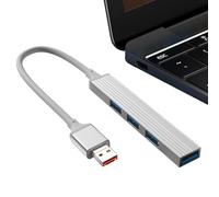 Zestivra Multiport Adapter USB C | Splitter USB per un computer Splitter USB a 4 porte, dati splitter USB per telefono cellulare, computer, unità flash, mobile HDD, laptop, TV