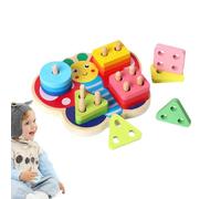 Zestivra Ordinamento delle forme per | Activitæs Motrici asilo - Impilatore e Ordinatore di forme geometriche | Regalo Bambino Casa Scuola Viaggi