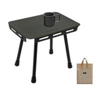 Zestivra Outdoor Folding Table - Travel Table, Foldable Picnic Desk | Compact Lightweight Setup for Beach Relaxation, Hiking Use, Camping Meals, Fishing Spots, Outdoor Events, Portable Dining Gear
