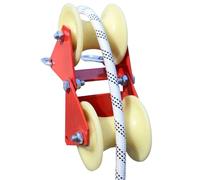Zestivra Puleggia di sicurezza per la retrazione della corda,Puleggia manuale a scomparsa per corda di ascensione - Attrezzature economiche per fai da te decorazione domestica attività all'aperto