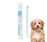 Zestivra Spazzola per la pulizia dei denti del cane | Setole morbide per gatti per alito cattivo Spazzola per la pulizia del cane | Cura orale Forniture per la pulizia degli animali domestici a testa