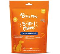 Zesty Paws 5 in 1 Chews Multifunzionale Cane Alimento Complementare 60 COMPRESSE
