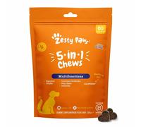 Zesty Paws 5-in-1 Chews Tacchino 60 dolci - Integratore per animali