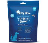 Zesty Paws Advance 9 in 1 Chews Multifunzionale Senior Alimento Complementare 60 COMPRESSE