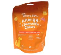 Zesty Paws Allergy & Immunity Chews Salmone 60 dolci - Integratore per animali