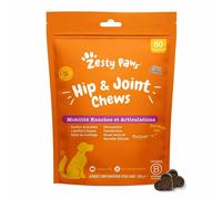 Zesty Paws Hip & Joint Chews Tacchino 60 dolci - Integratore per animali