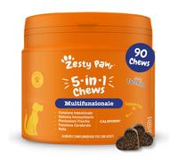 Zesty Paws Multivitaminico 5 in 1 per Cani Uso Quotidiano 90 Bocconcini Supporta