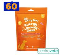 ZESTY PAWS PROBIOTIC CHEWS 60 Bocconcini Supporto Immunitario e della Pelle Cani