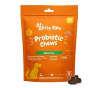 Zesty Paws Probiotic Chews Zucca 60 dolci - Integratore per animali