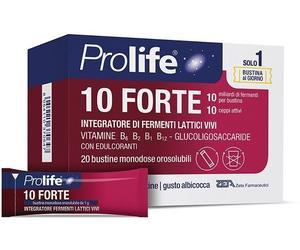Zeta Farmaceutici Prolife 10 Forte Bustine Orosolubili 20 Stick Pack