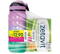 Zeta Farmaceutici ZETAVIT MAGNESIO POTASSIO SENZA ZUCCHERO 24 BUSTE 4 G + BORRACCIA
