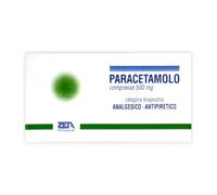 Zeta Paracetamolo 500mg Analgesico E Antipiretico Per Febbre E Dolori 20 Compresse